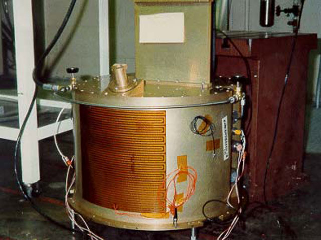 Smoldering combustion gas can proof test.