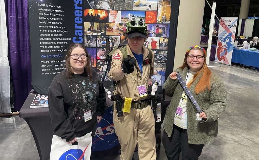 Attendees learn about the ways people come together in various career fields to achieve mission success at NASA during the 2025 FAN EXPO