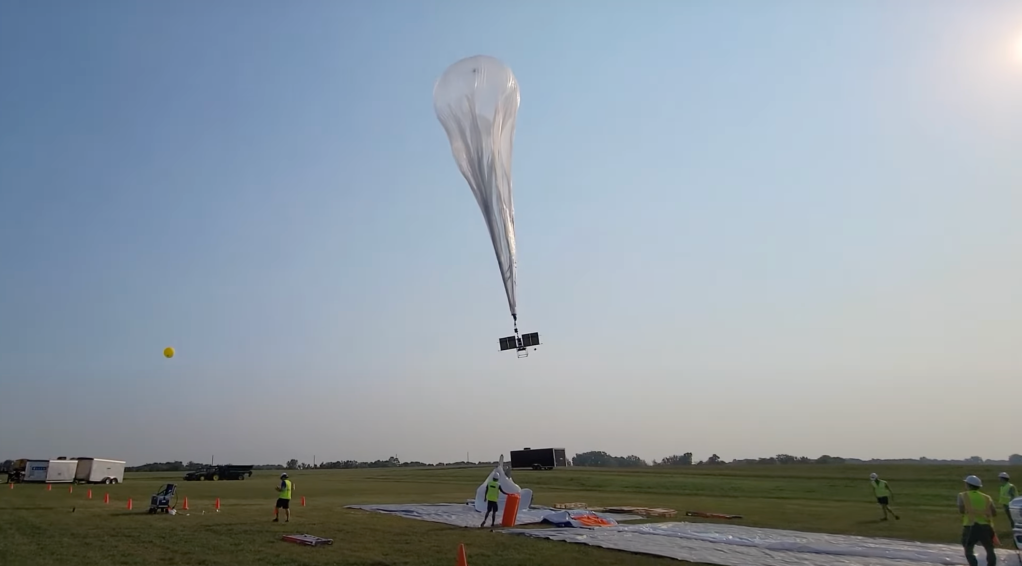 RadPC balloon launch