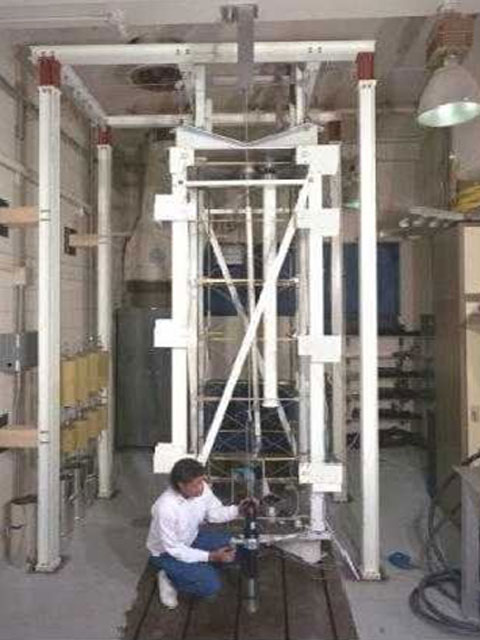 International Space Station FastMast structural testing