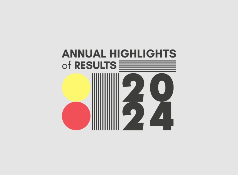 partial image showing the cover design of the Annual Highlights of Results from teh International Space Station 2024 digital publication