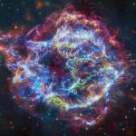 Cas-A-Chandra Webb Hubble Spitzer-composite