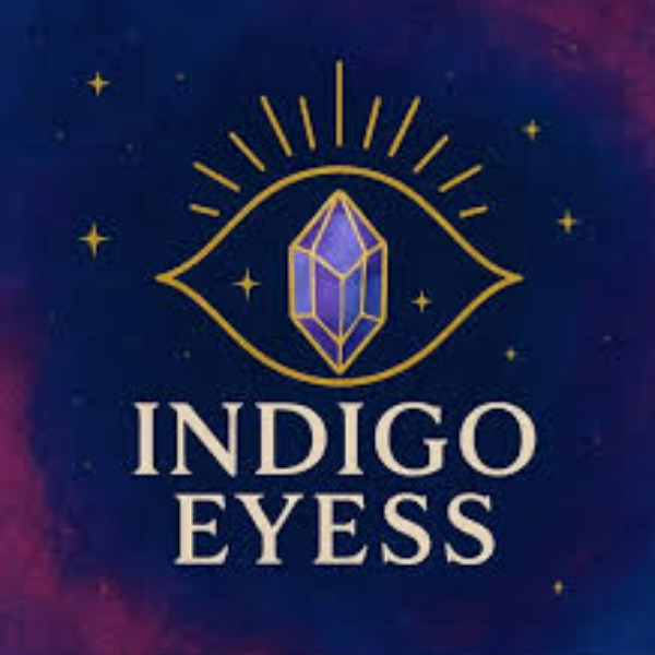 Logo for Indigo Eyess Jewelry.