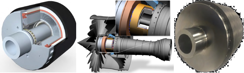 NASA sponsors work with industry and academia to advance electric machine development and achieve power densities 2-3 times greater than the state-of-the- art for machines in the megawatt or larger class.