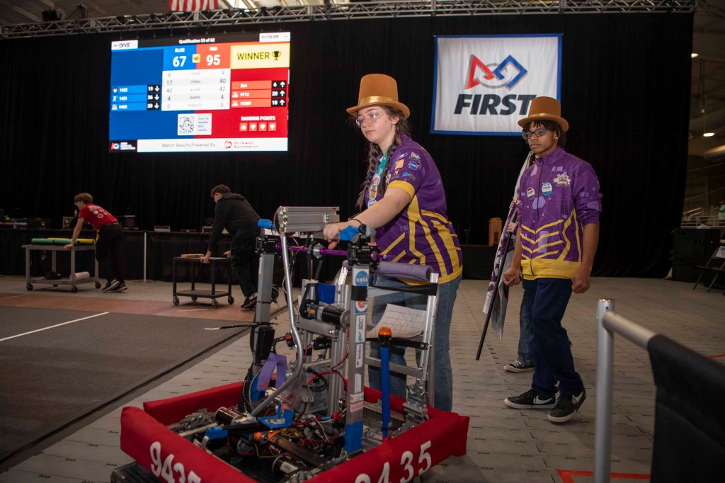 NASA serves as a lead sponsor, along with NASA Stennis employees and interns volunteering, for the third annual FIRST Robotics Magnolia Regional Competition on March 14.