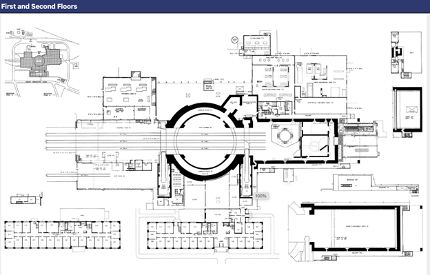 Layout of first and second floors