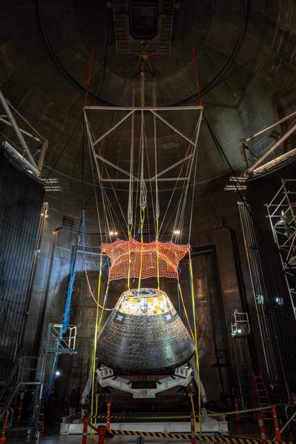 Forward Bay Cover jettison test at the Space Environments Complex