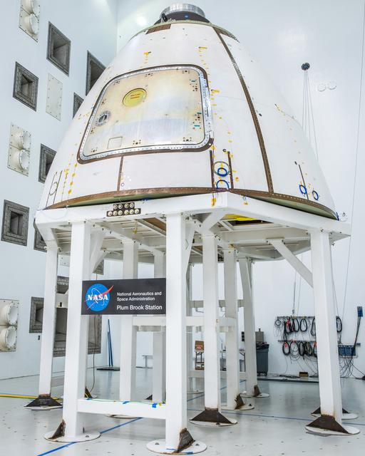 Ogive acoustic testing starts at Space Power Facility