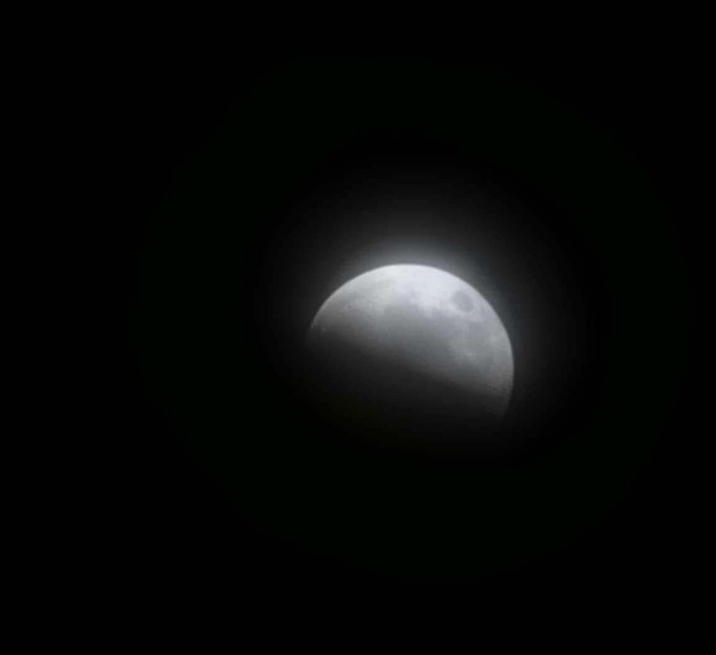 Images show the total lunar eclipse, known as a Blood Moon, over south Mississippi during the early morning hours of March 14.
