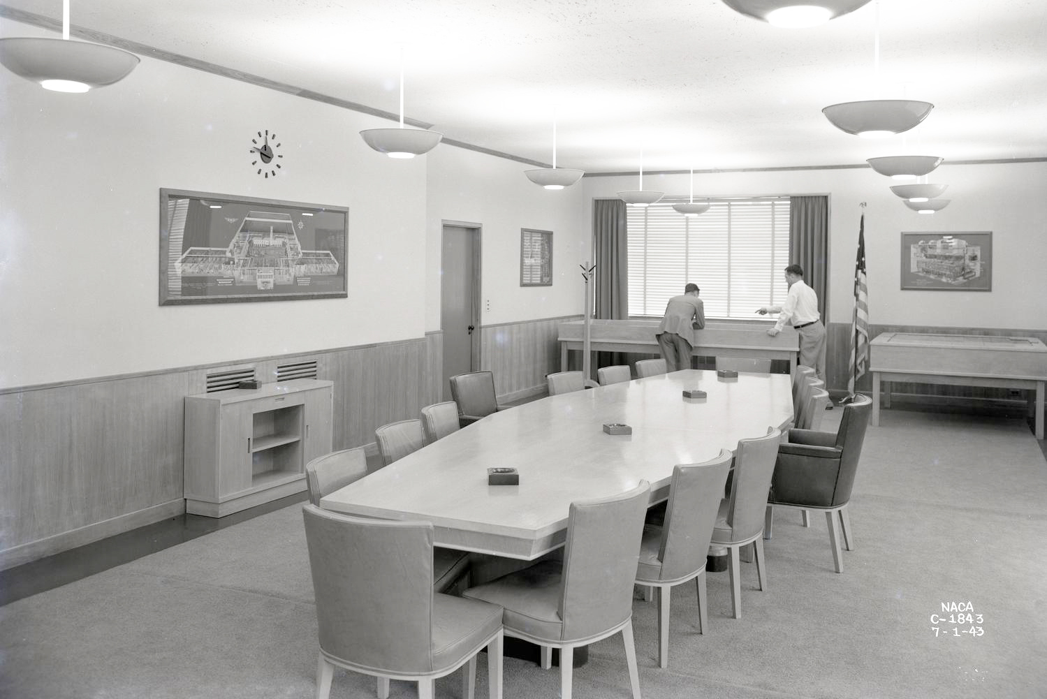 Empty conference room.