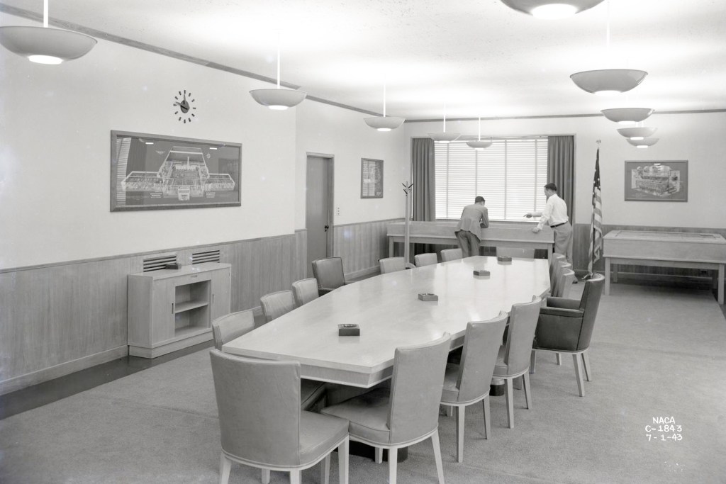 Empty conference room.