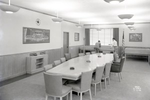 Empty conference room.