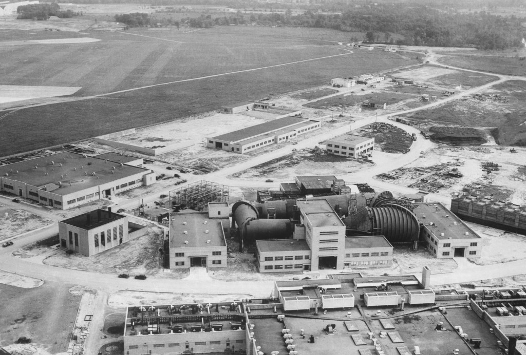 Aerial view of NACA laboratory campus
