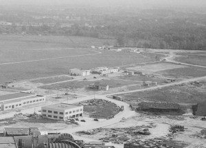 Aerial view of the AERL with the JPSL building in background.