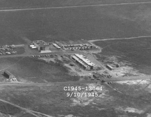 Aerial view of the AERL from the north with new JPSL building in background.