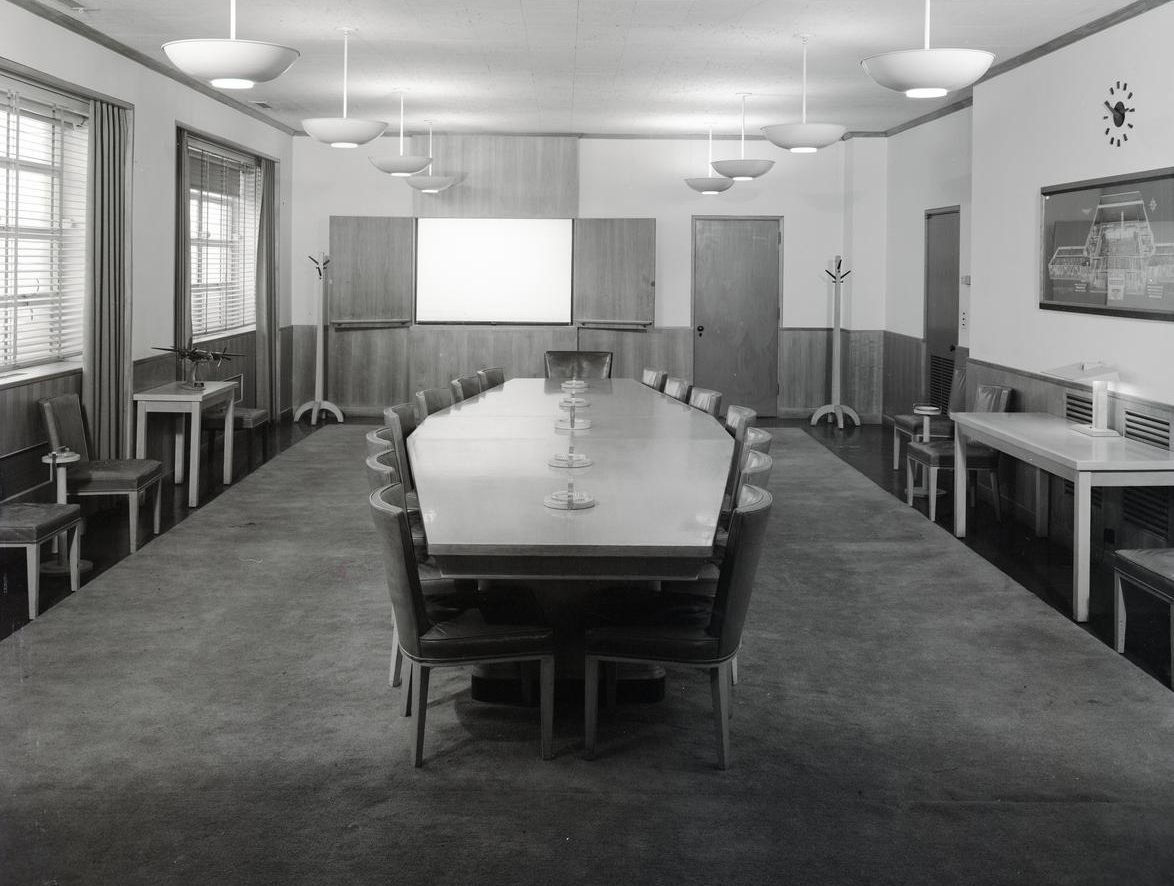 Empty conference room.