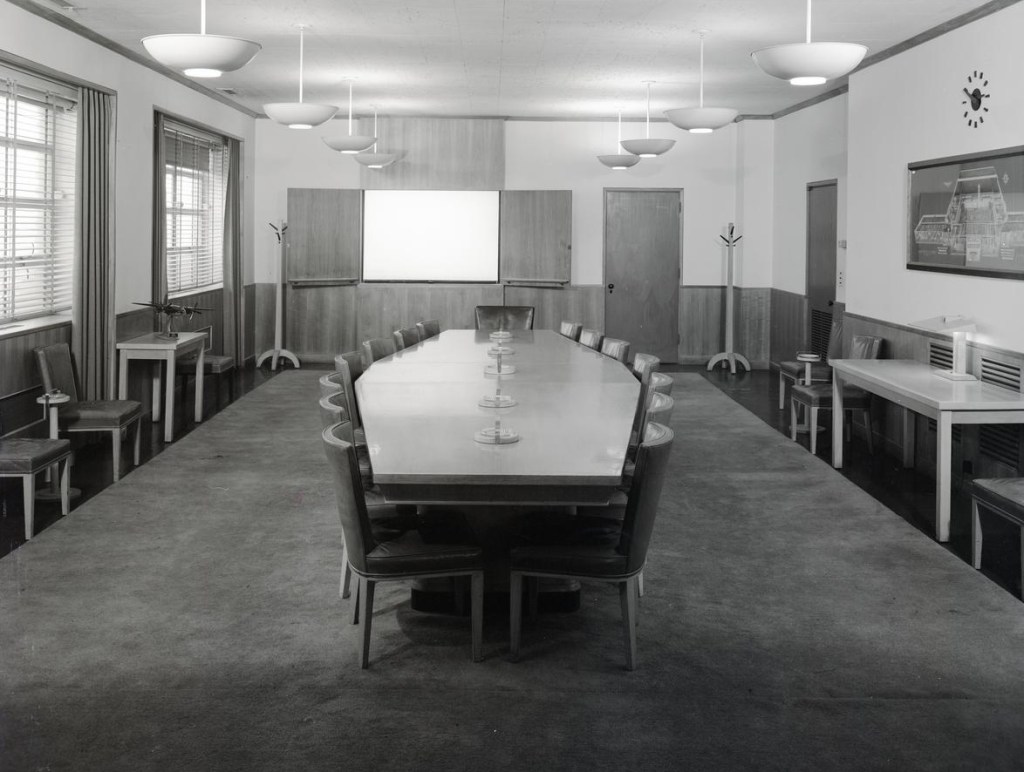 Empty conference room.