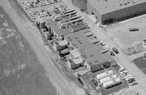Aerial view of the Special Project Laboratory.