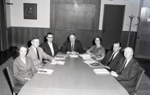 People sitting at table.