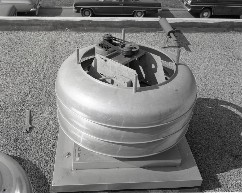 View of vent installed on SPL roof