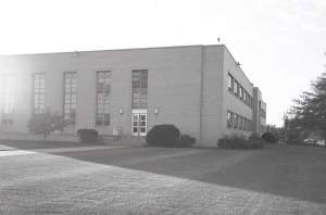 View of side of building.