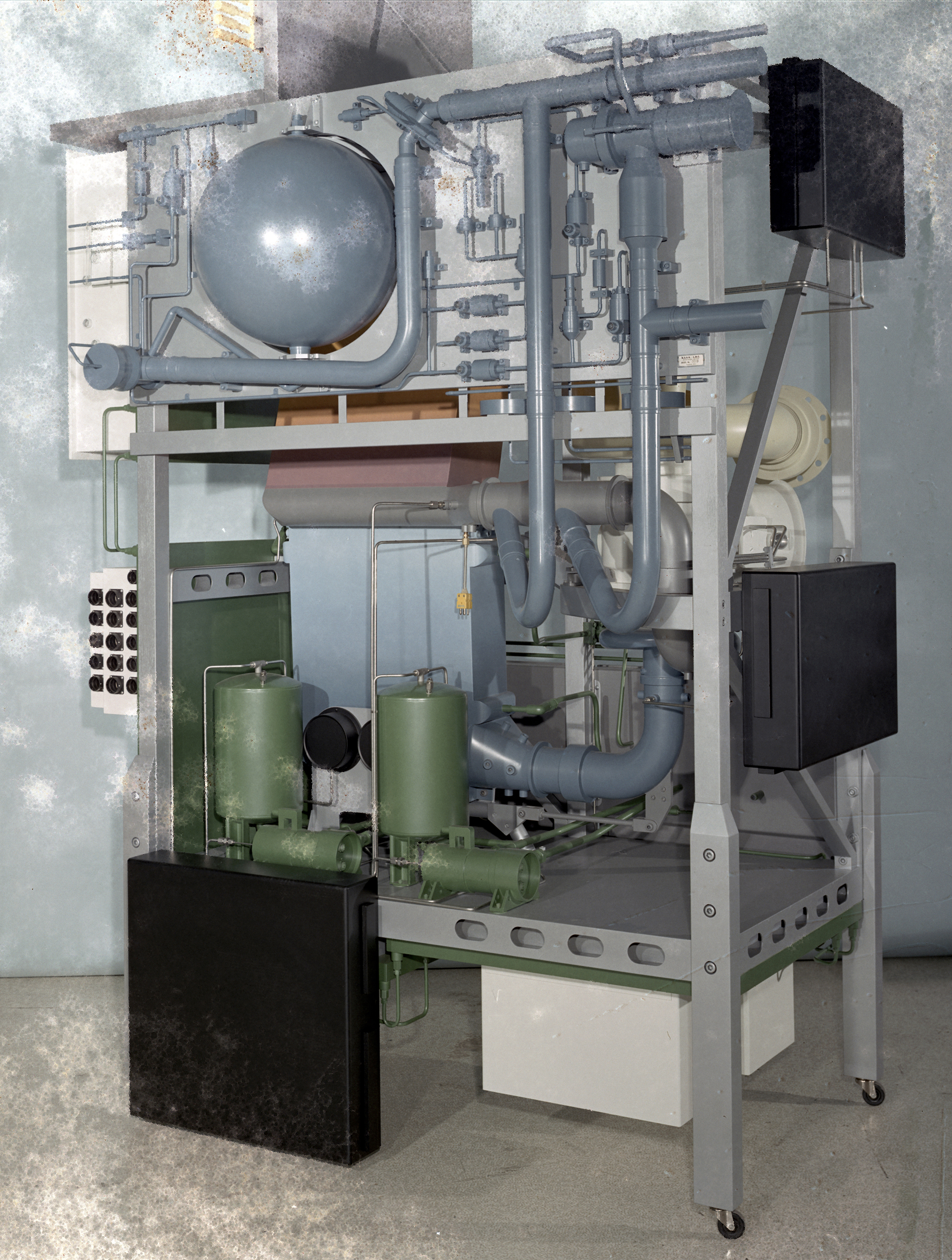 Brayton Cycle system mockup equipment.