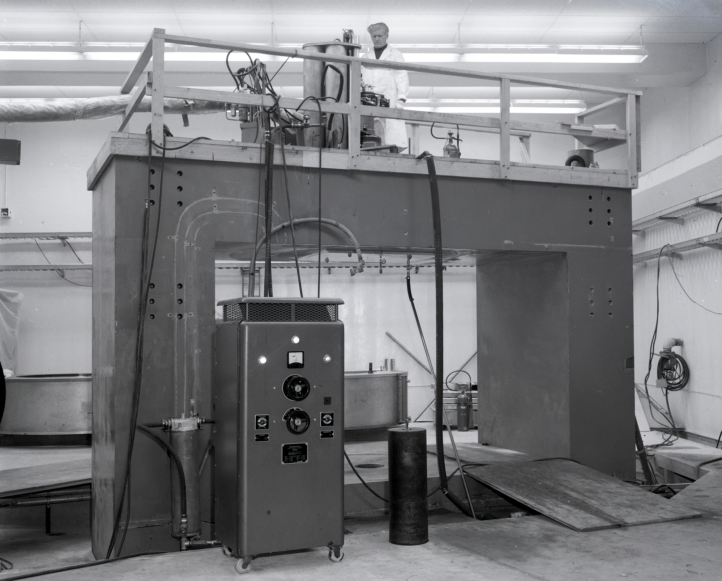 Cyclotron yoke.