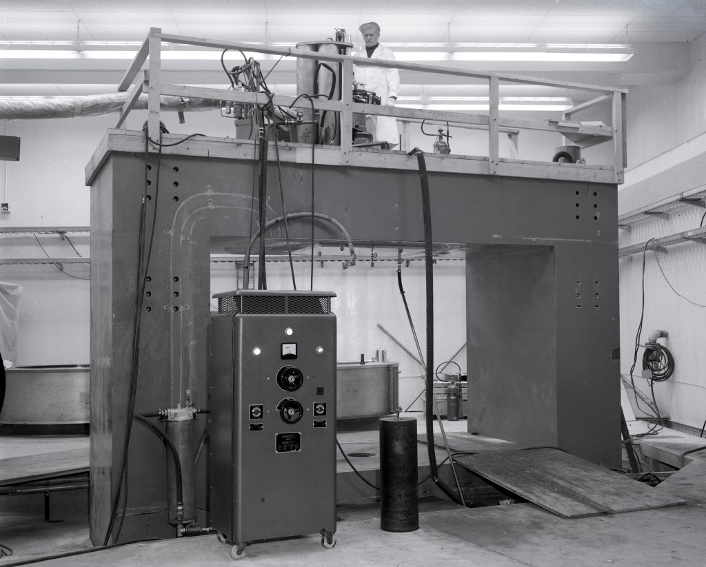 Cyclotron yoke.