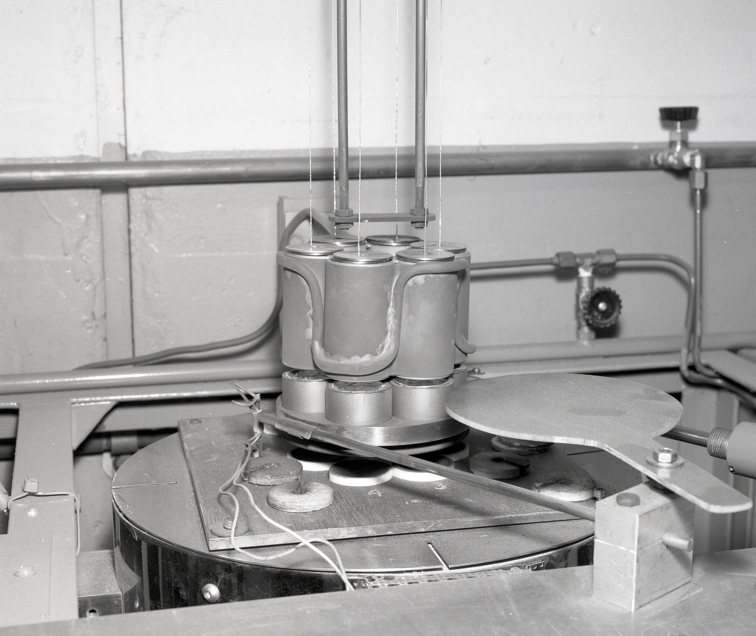 Close up of test rig.