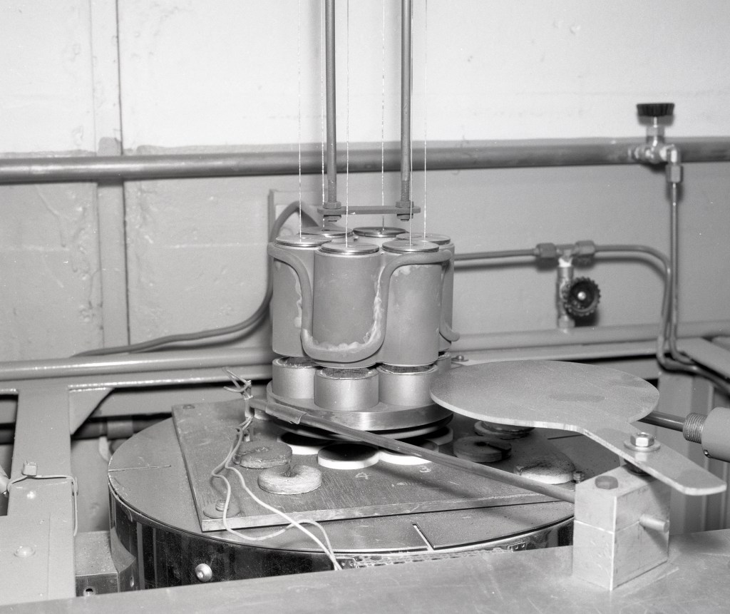 Close up of test rig.