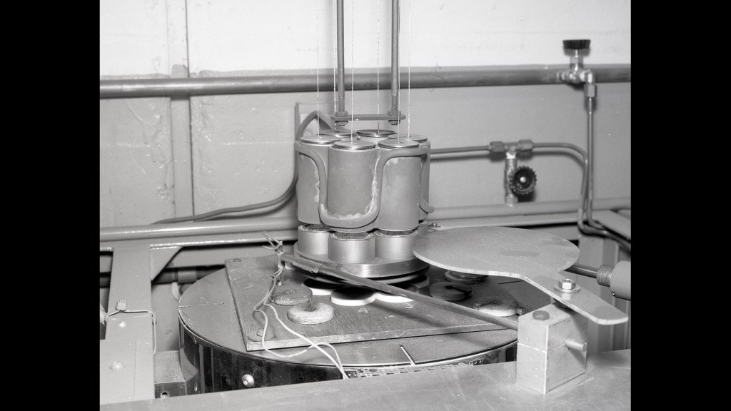 Close up of test rig.