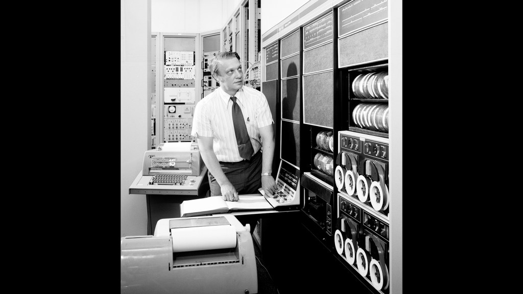 Data recorders with man.