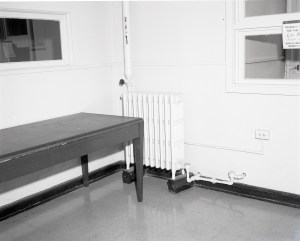 Interior of small empty office inside the SPL.