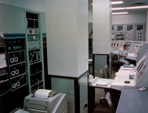 Empty control room.