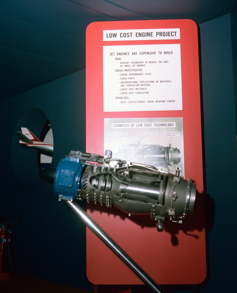 Small engine with exhibit.