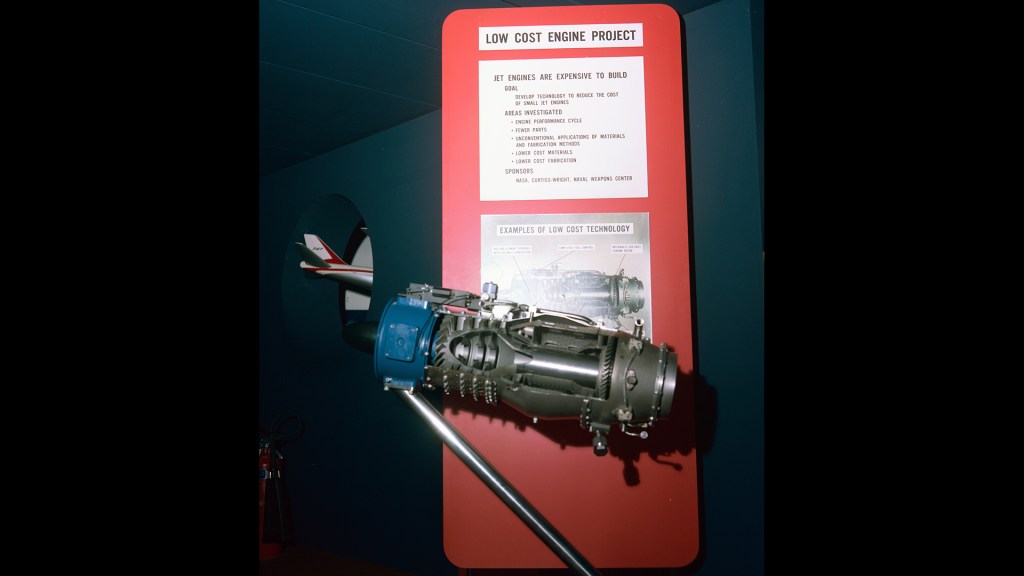 Small engine with exhibit.