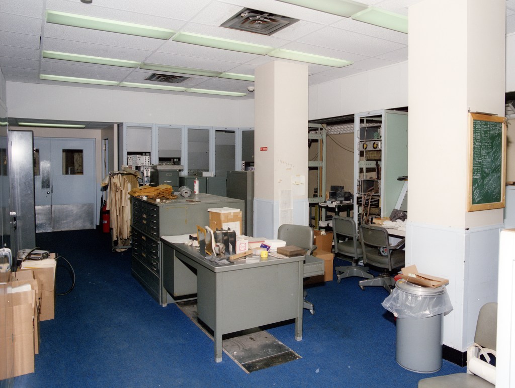 Cyclotron control room.