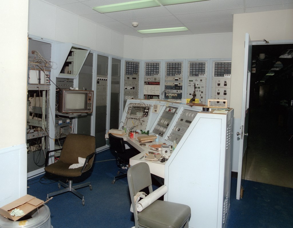 Cyclotron control room.