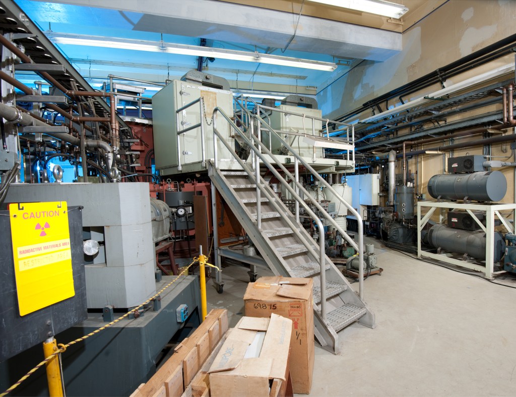 Cyclotron equipment in Vault.