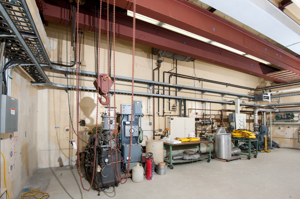 Equipment in Vault Room.