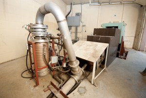 Beam tube in Mechanical Equipment Room.
