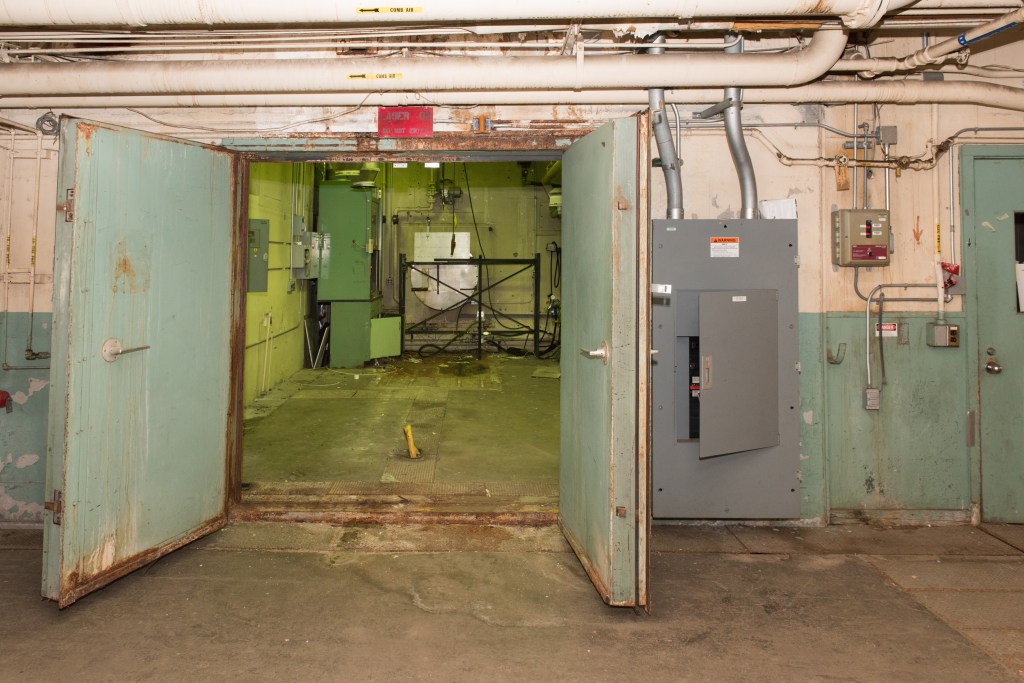 View into Cell 2 of the of the SPL prior to the facility's demolition.