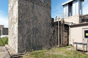 Deteriorating exhaust stack