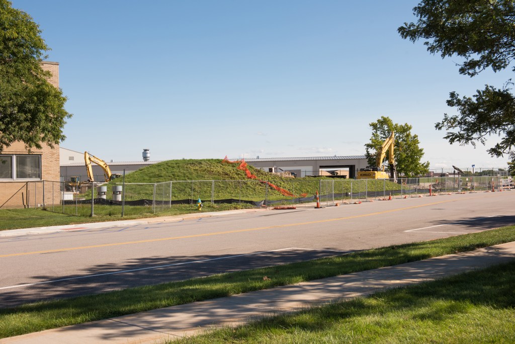 Cyclotron construction site.