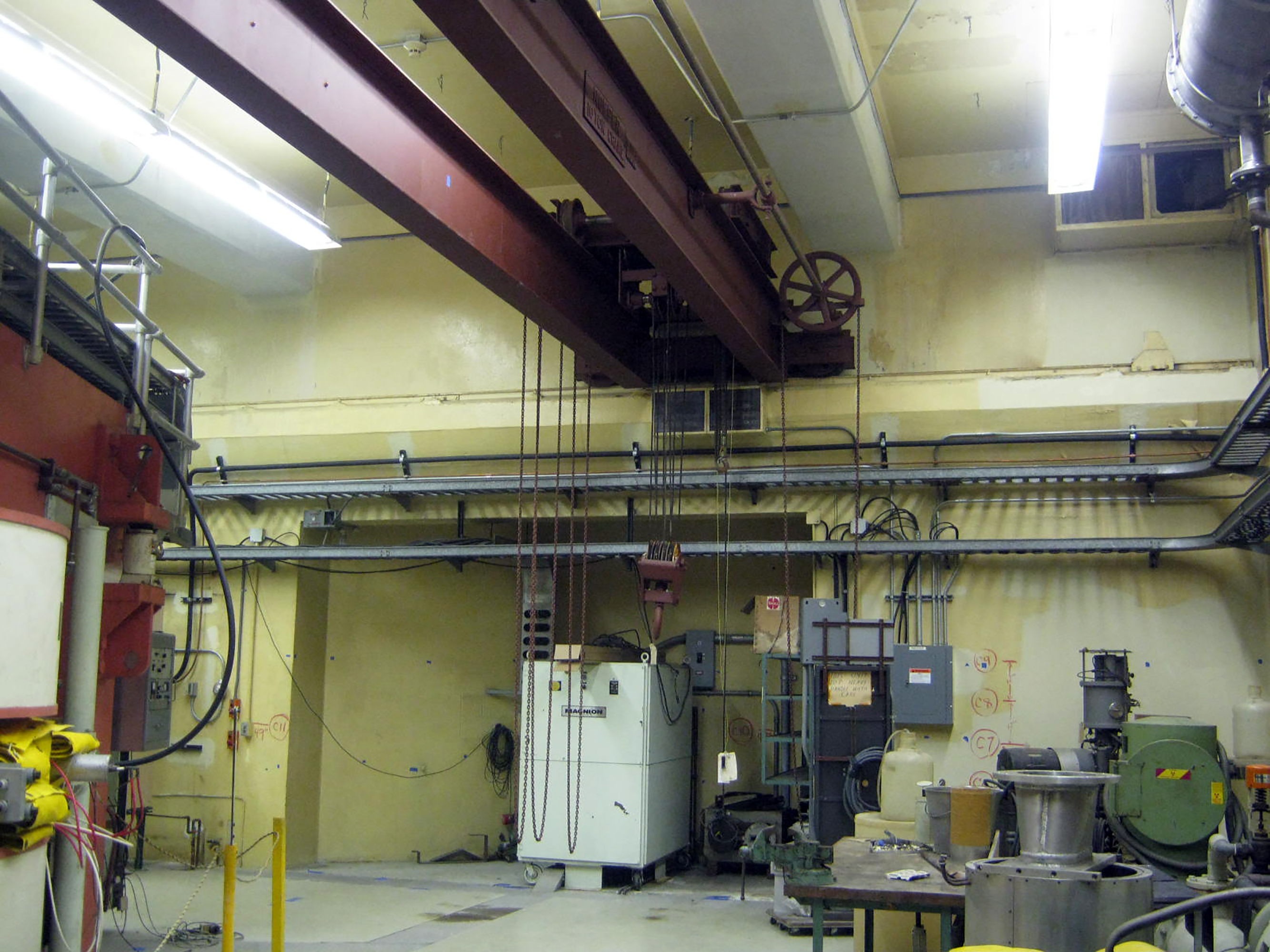 Equipment in Vault Room.