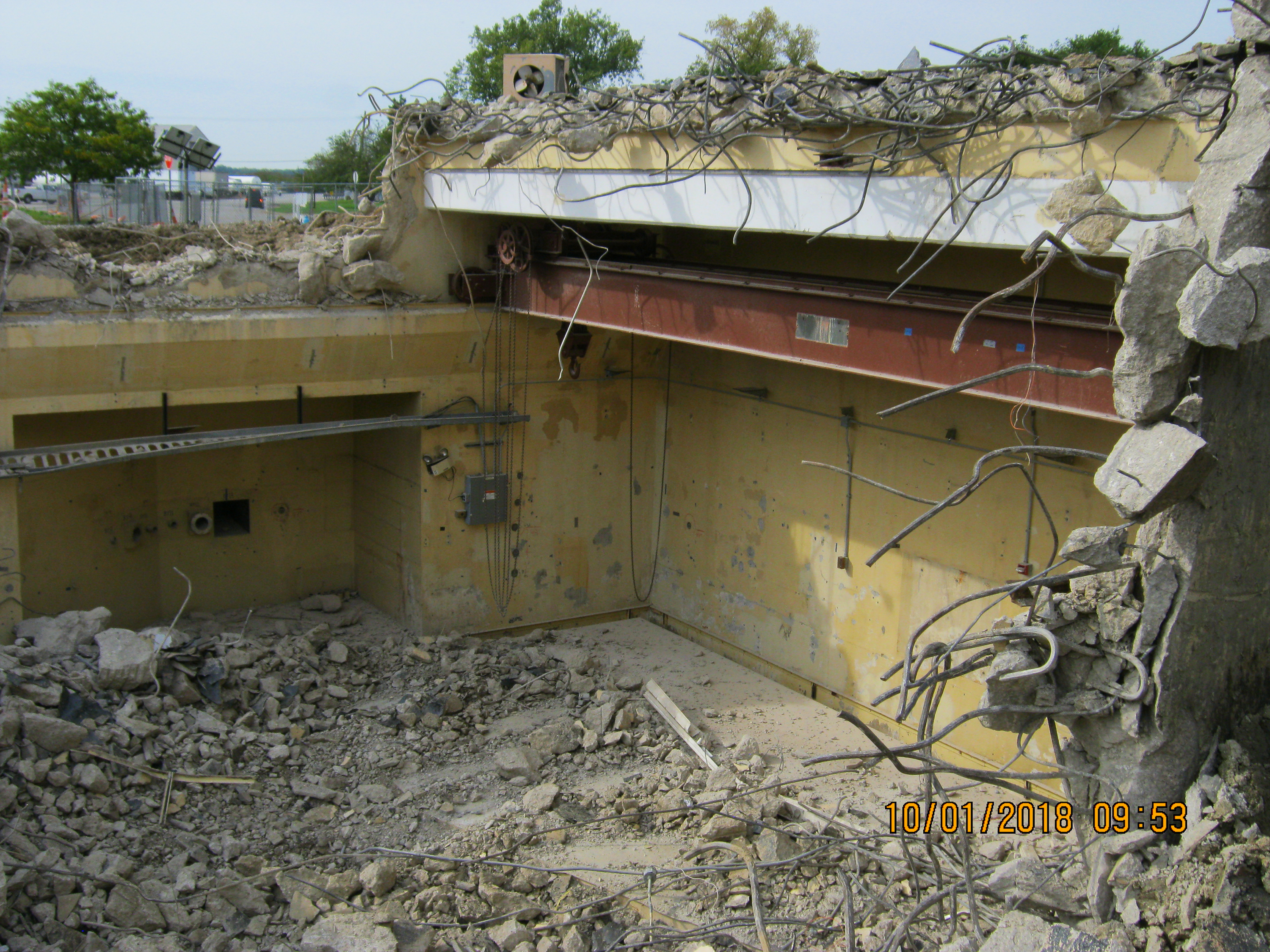 Vault Room wreckage.