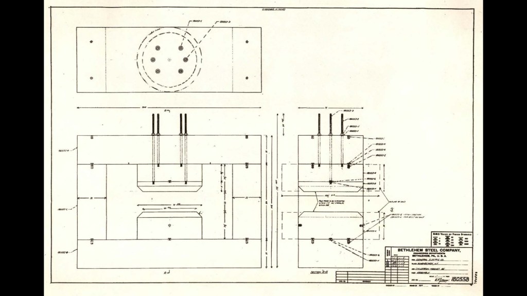 Magnets and yoke diagram.