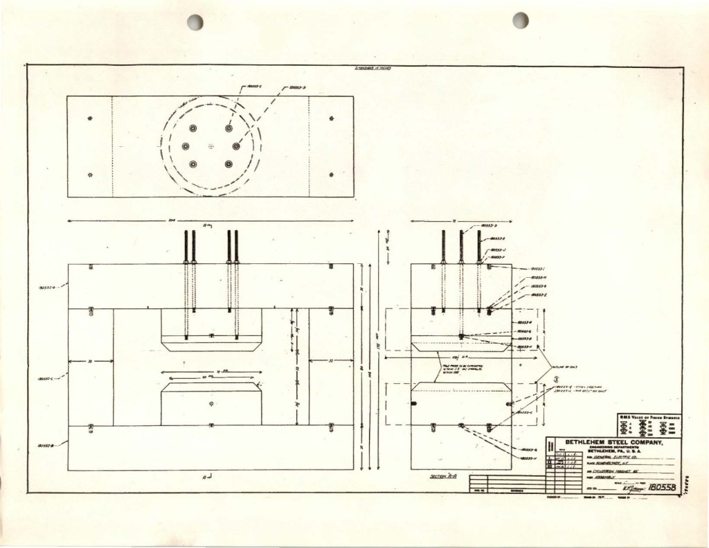 Magnets and yoke diagram.
