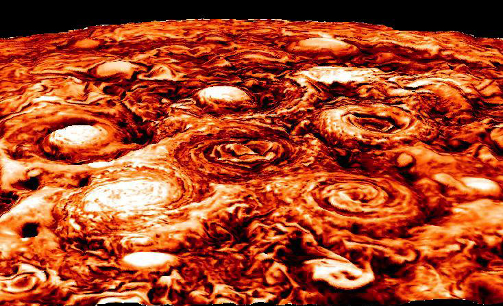 Jupiter’s north pole