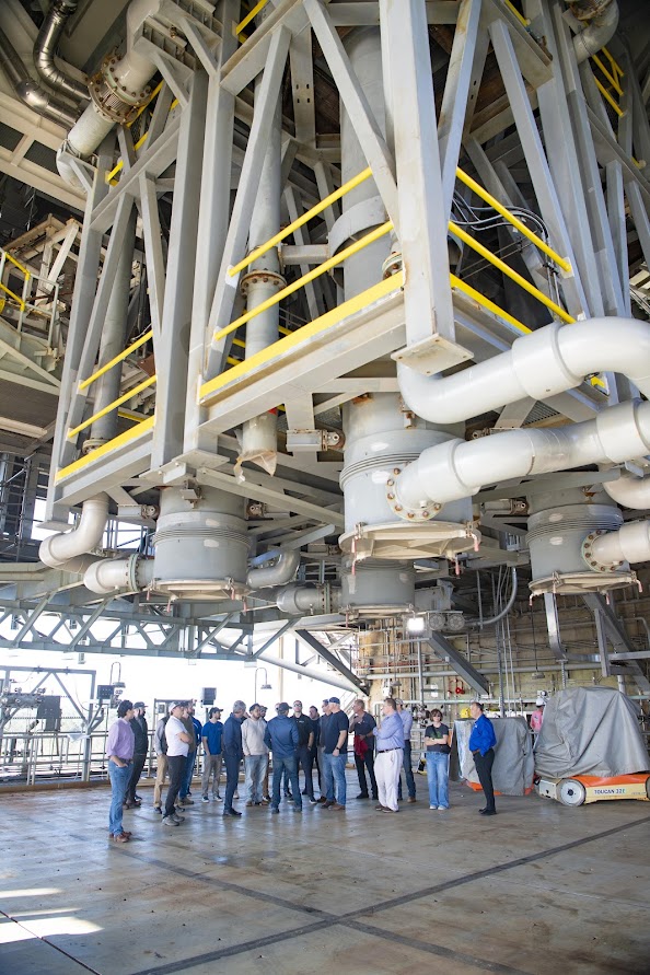 More than 100 members of the of the 57th Rocket Test Group visit NASA Stennis on March 18-19.